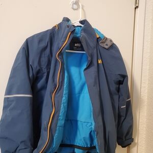 REI Youth Blue and Gray Outdoor Jacket